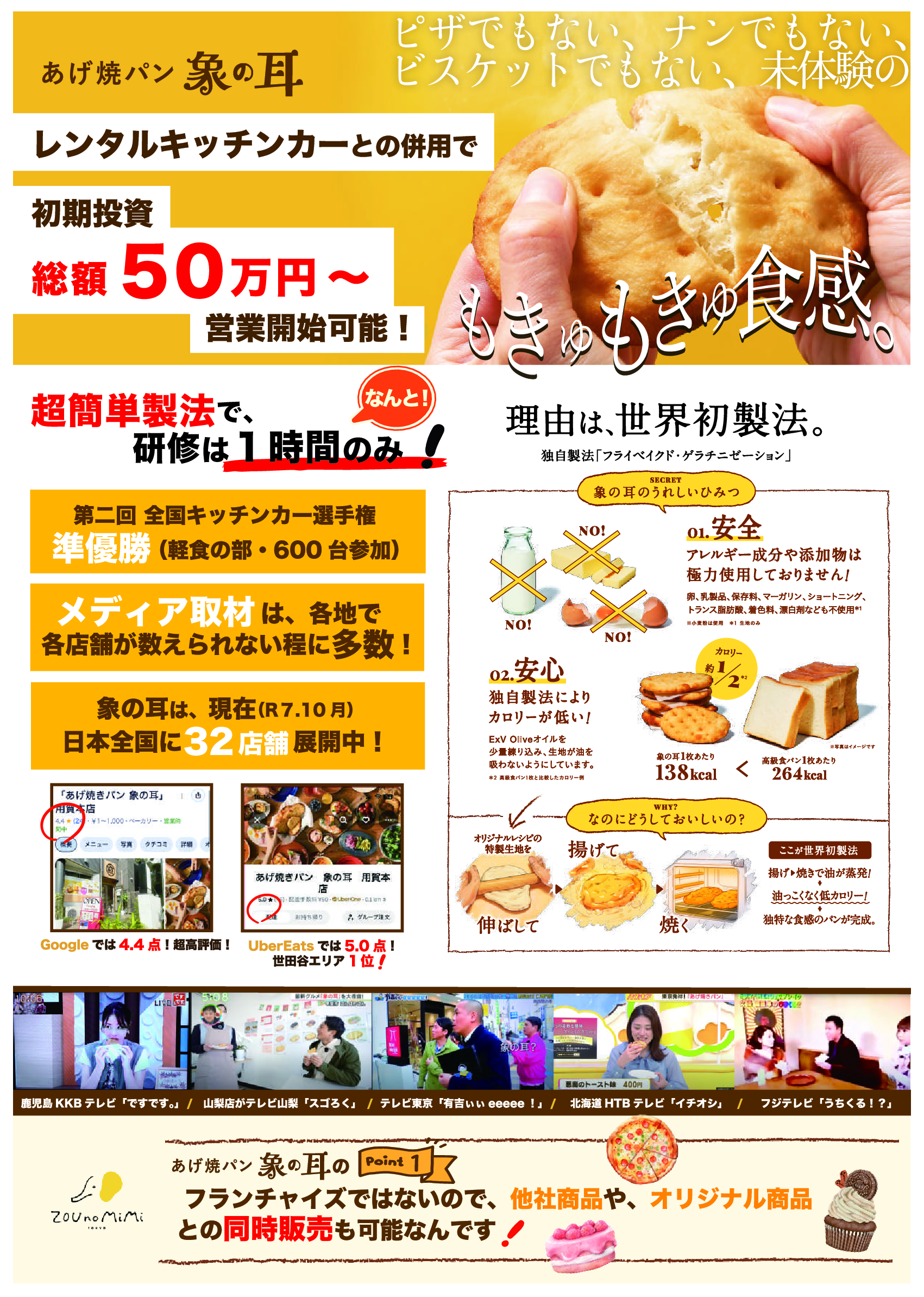 キッチンカーリーフレット表