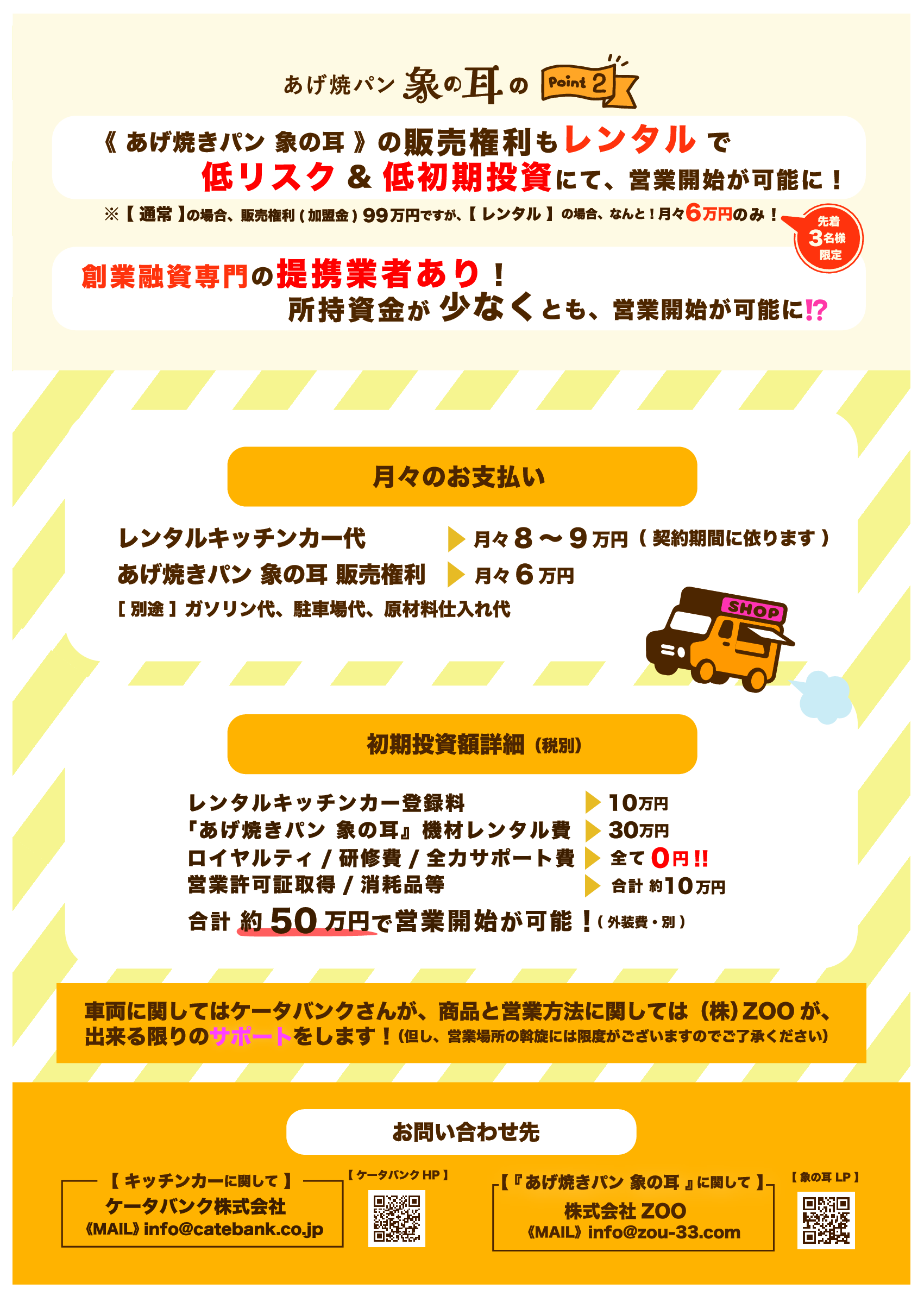 キッチンカーリーフレット裏